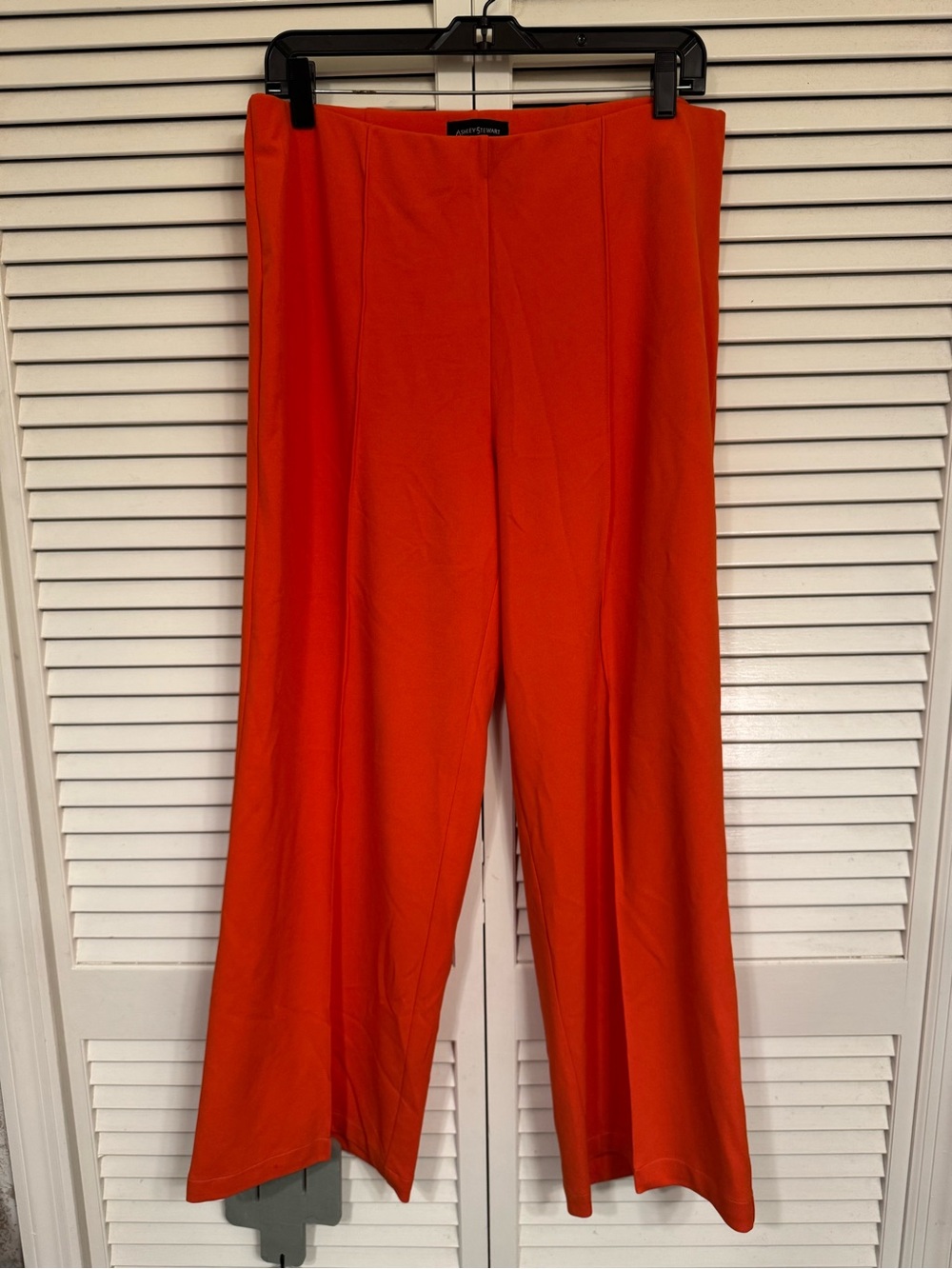 Ashley Stewart Orange Wide-Leg Pants
